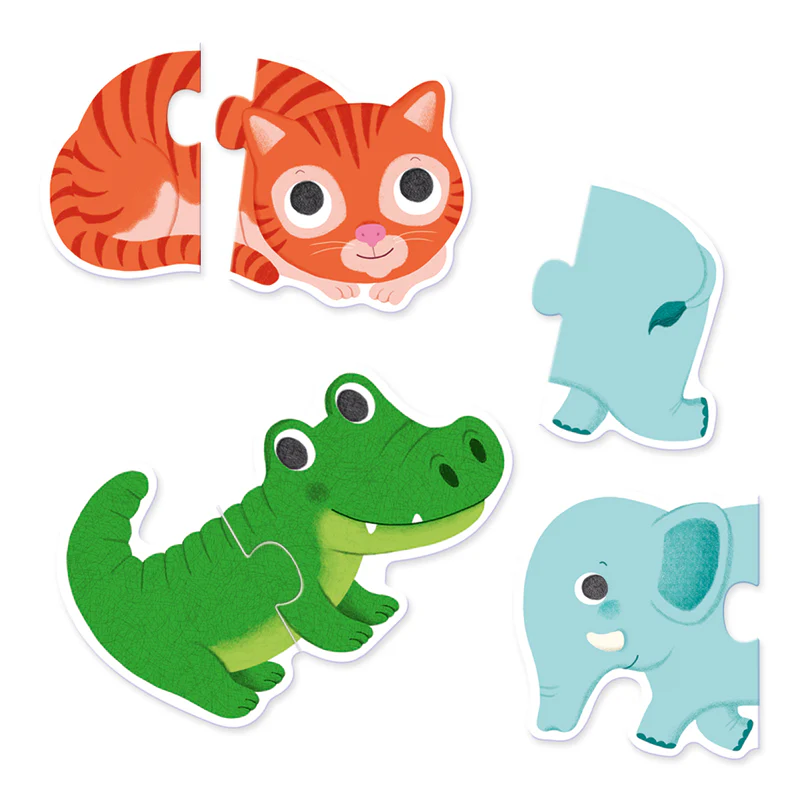 Djeco Duo Animals Puzzle 20 Piece - Image 3
