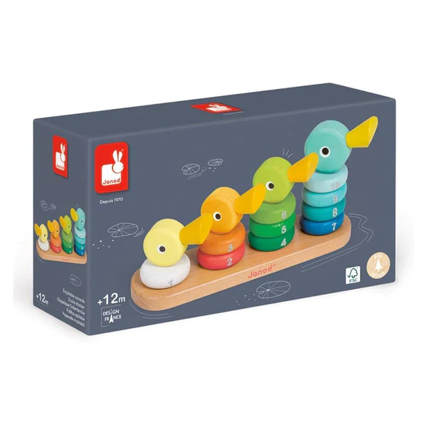 Janod Stacker Duck Family - Image 3