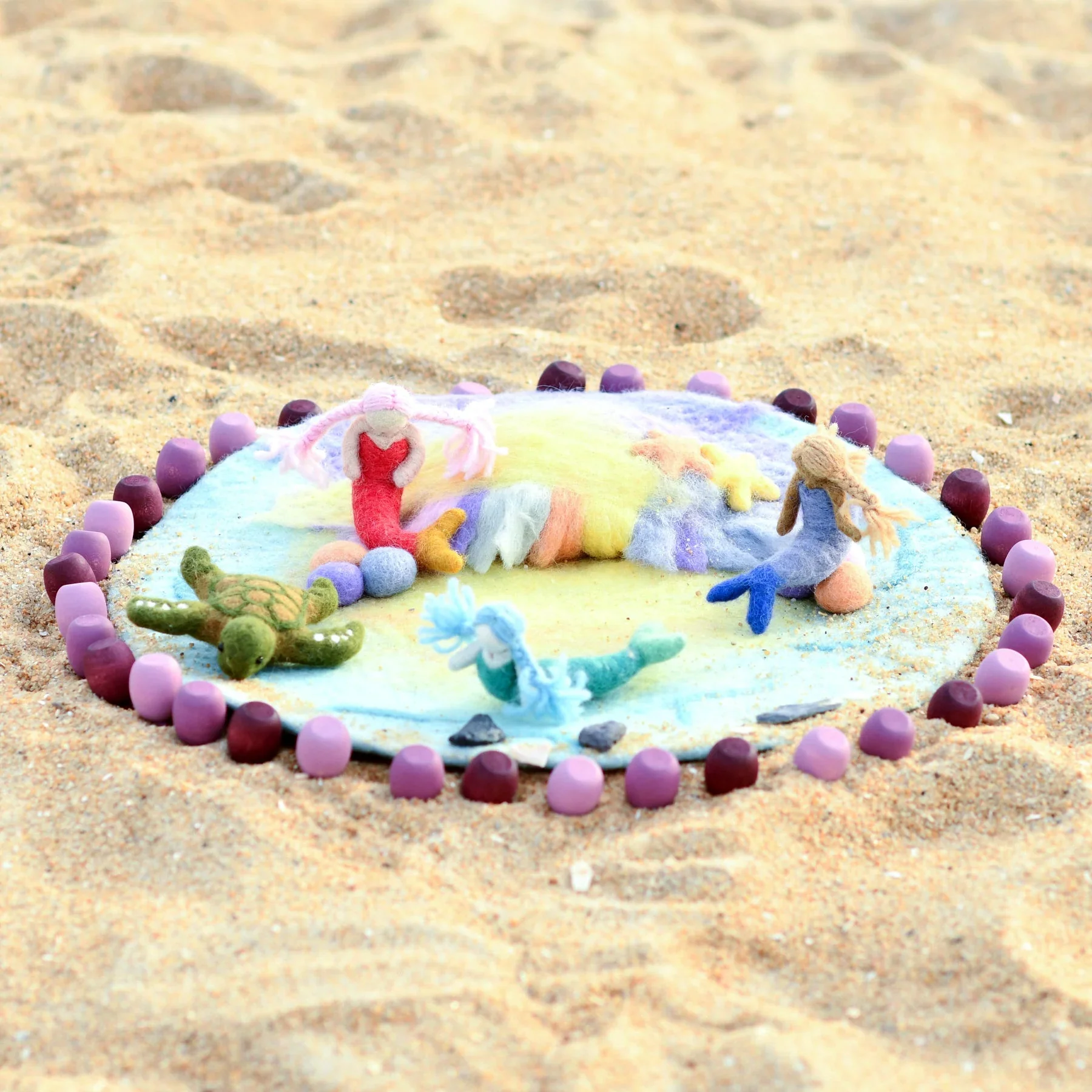 Tara Treasures - Mermaid Cove Play Mat Playscape - Image 3