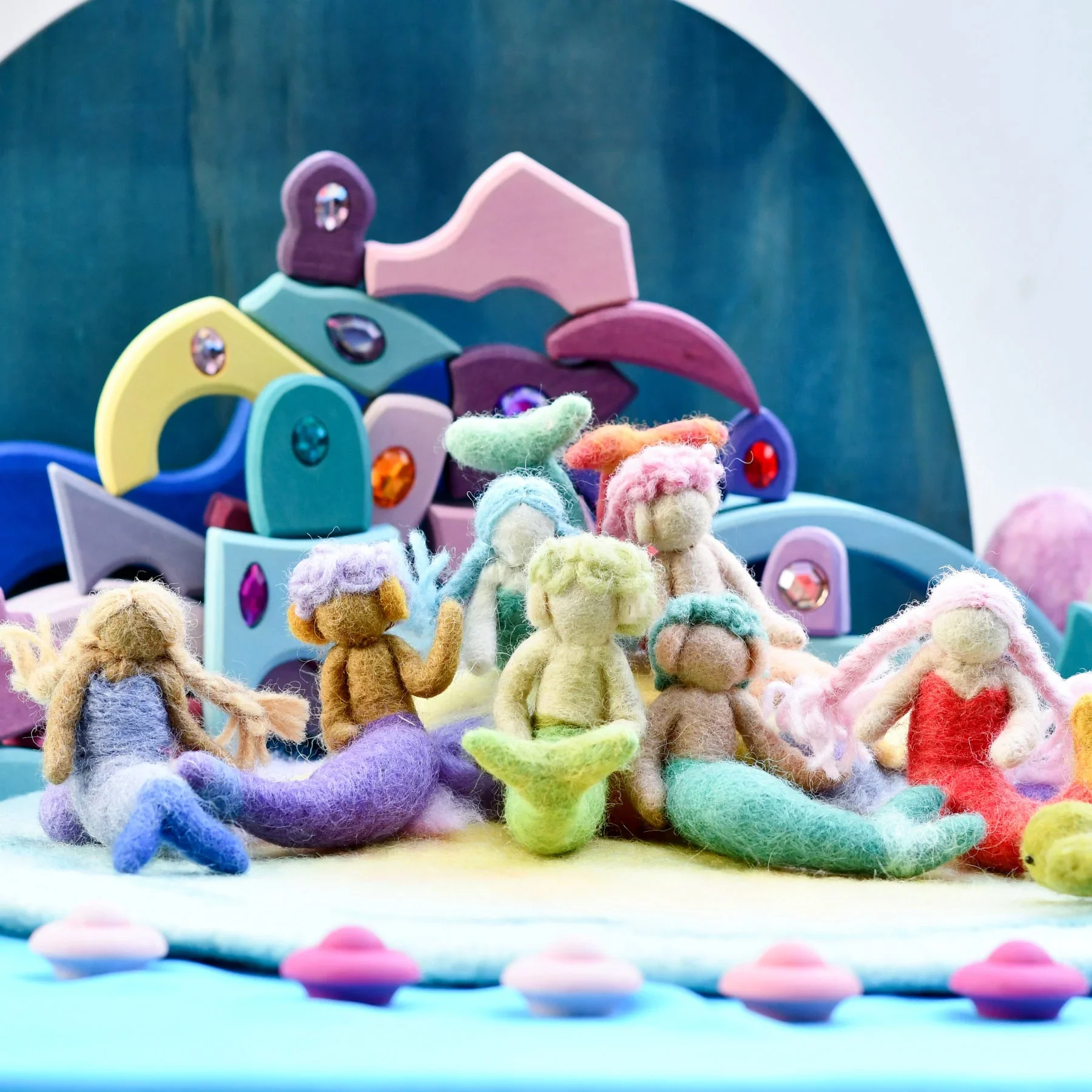 Tara Treasures - Mermaid Cove Play Mat Playscape - Image 5