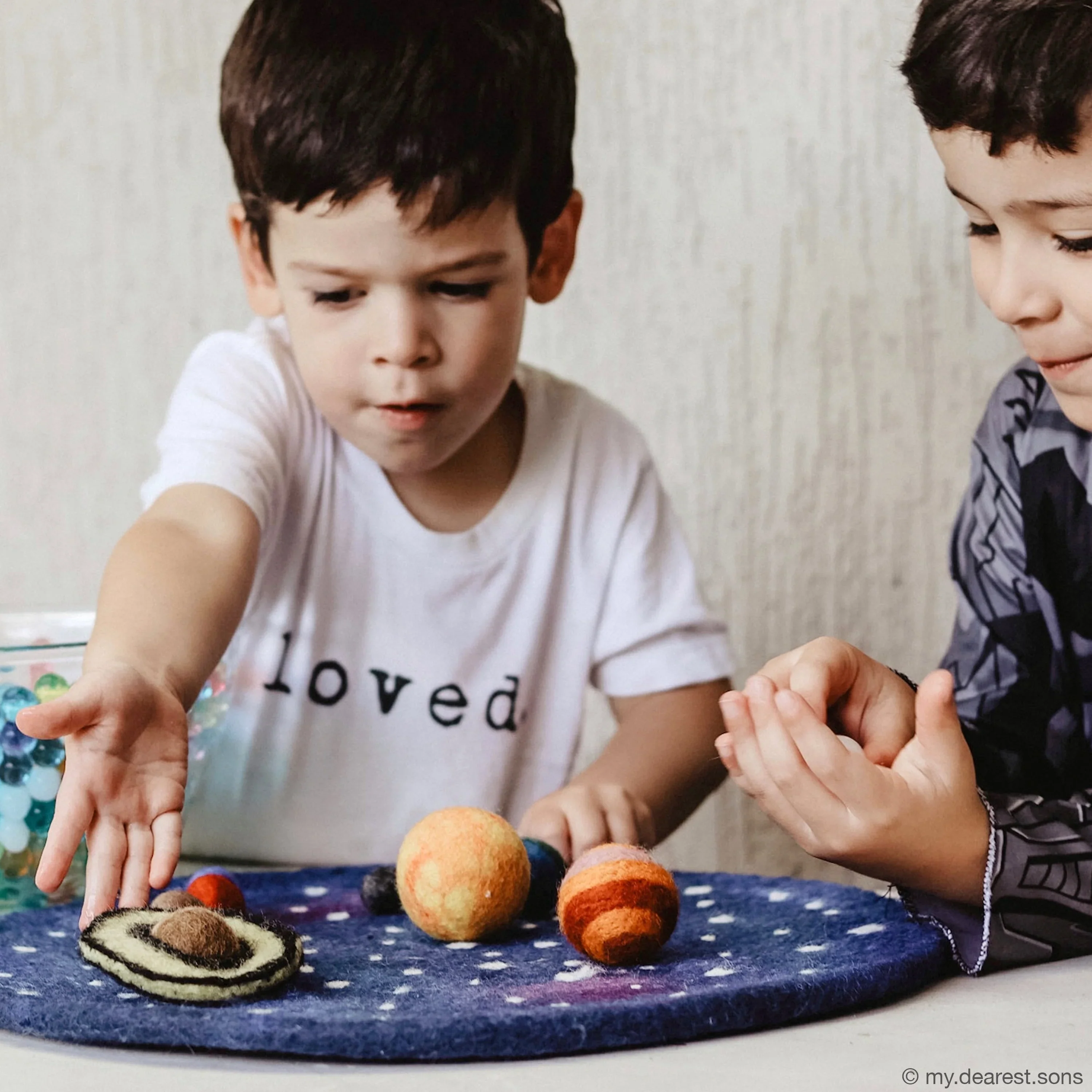 Tara Treasures - Solar System Outer Space Play Mat with Felt Planets - Image 6