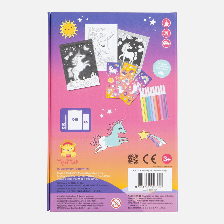 Tiger Tribe Colouring Set - Unicorn Magic - Image 5